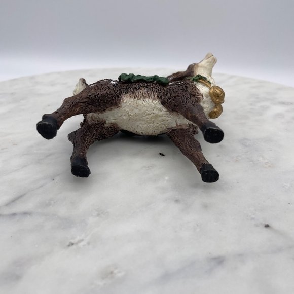 Grandeur Noel Reindeer Christmas Resin from Two Santas Fabric Mache set - Picture 10 of 13